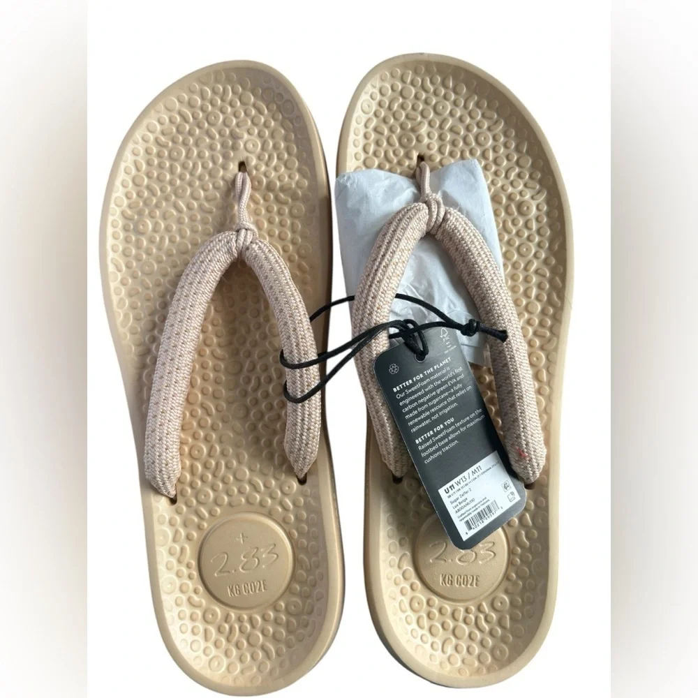Men's Cream Allbirds Flip Flops